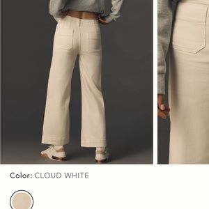 Anthropology, Colette, cropped in cloud white